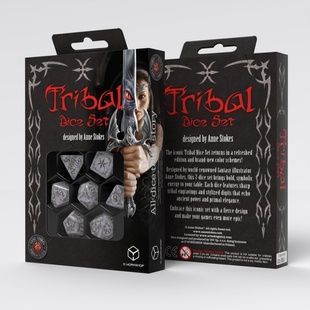 Набір кубиків Tribal Dice Set: Pearl & Brown