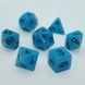 Набор кубиков Games7Days GLOW IN THE DARK - Голубой (7 шт)