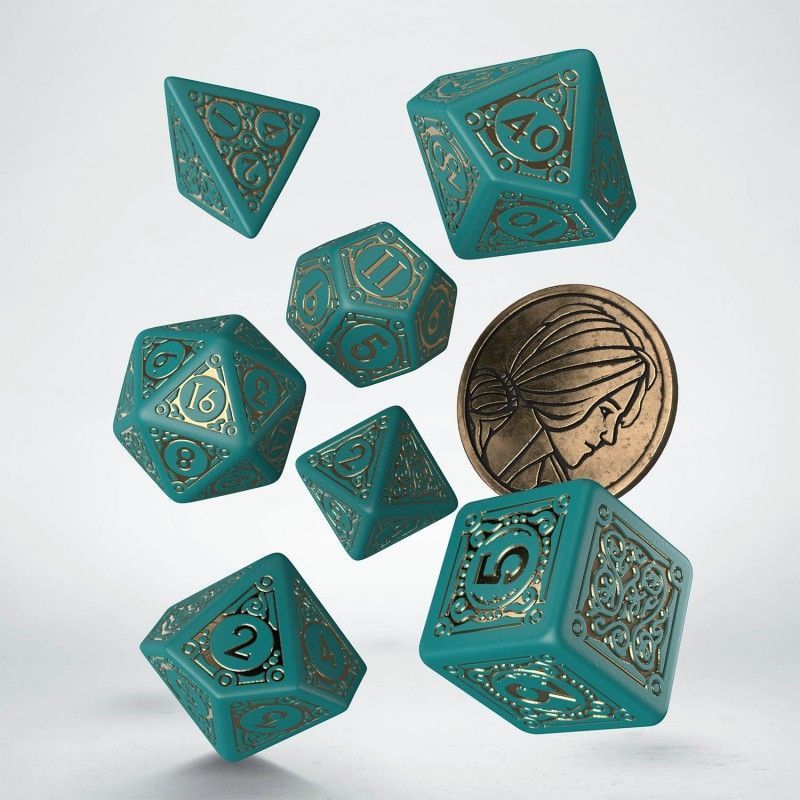 Набор кубиков The Witcher Dice Set. Triss - The Beautiful Healer (7)