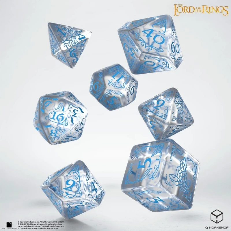 Набор кубиков The Lord of the Rings: Rivendell Dice Set - Water
