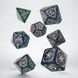 Набор кубиков Tribal Dice Set: Blue-green & Beige