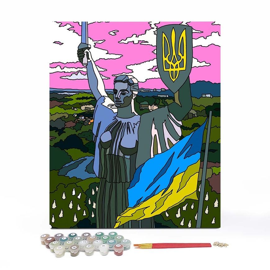 Картина по номерам. Родина-мать