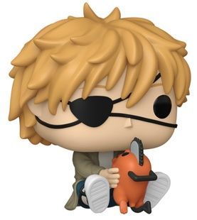 Дэнджи и Почита - Funko Pop Chainsaw Man #1971: Дэнджи с Почита