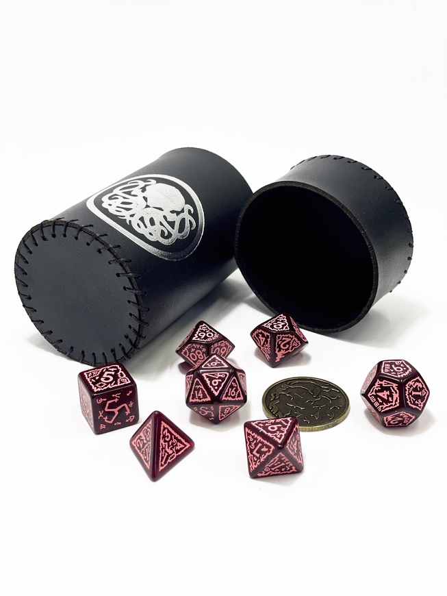 Стакан для кубиков Ктулху черный Dice Cup