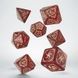 Набор кубиков Tribal Dice Set: Shimmering red & Beige