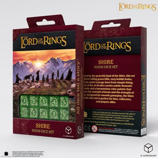 Набір кубиків The Lord of the Rings: Shire 10xD6 Dice Set