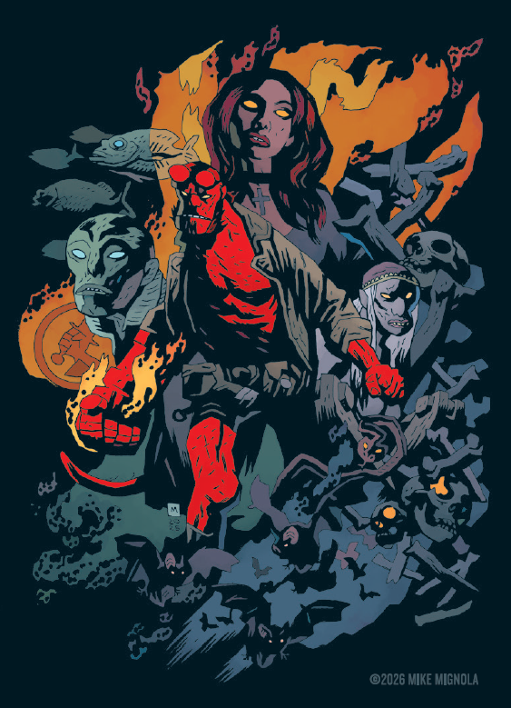 Unmatched: Hellboy Premium Art Sleeves (80 шт)