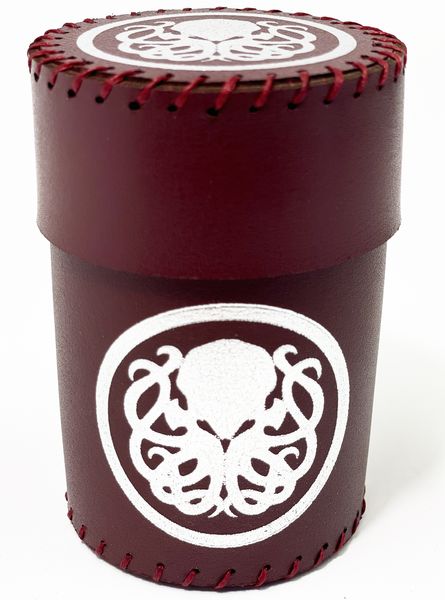 Стакан для кубиків Ктулху бургунді Dice Cup