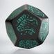 Кубик D12 Monster Generator Die: Black&Turquise (1)