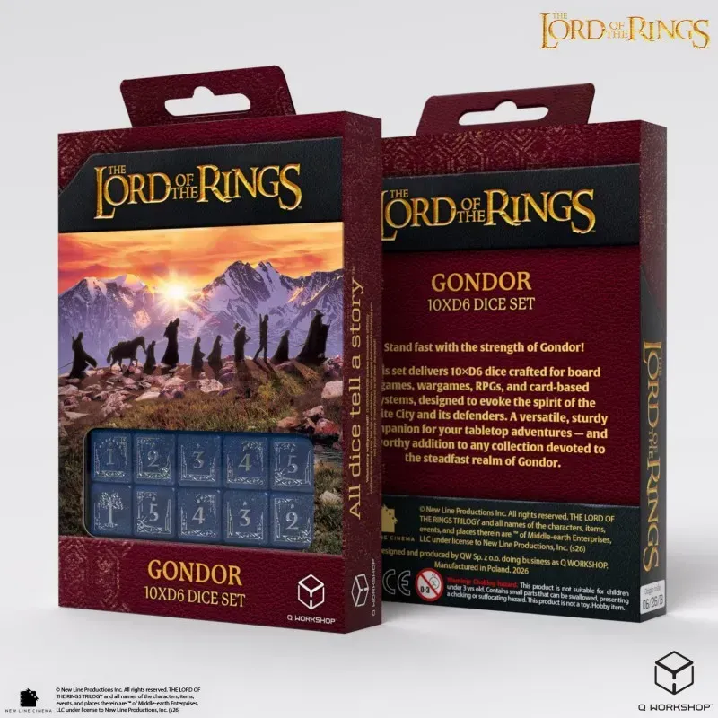 Набор кубиков The Lord of the Rings: Gondor 10xD6 Dice Set