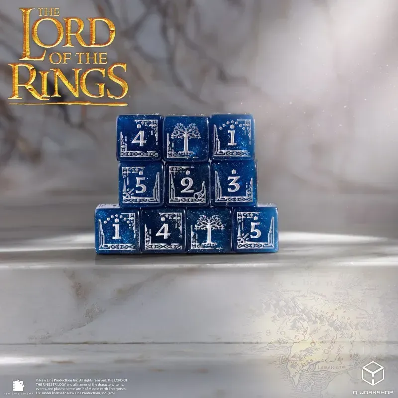 Набір кубиків The Lord of the Rings: Gondor 10xD6 Dice Set