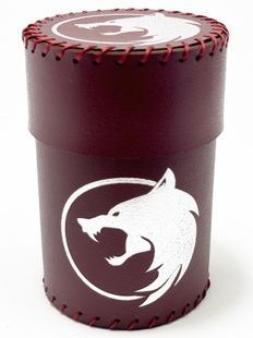 Стакан для кубиков Волк бургунди Dice Cup