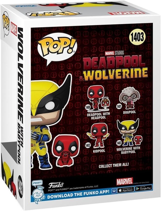 Росомаха с Бебипулом - Funko POP Marvel #1403: Deadpool & Wolverine