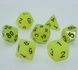 Набор кубиков Games7Days GLOW IN THE DARK - Желтый (7 шт)